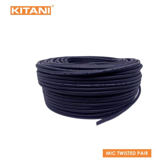 KITANI – MIC Twisted Pair – 100 Meter –  Kabel Audio Video