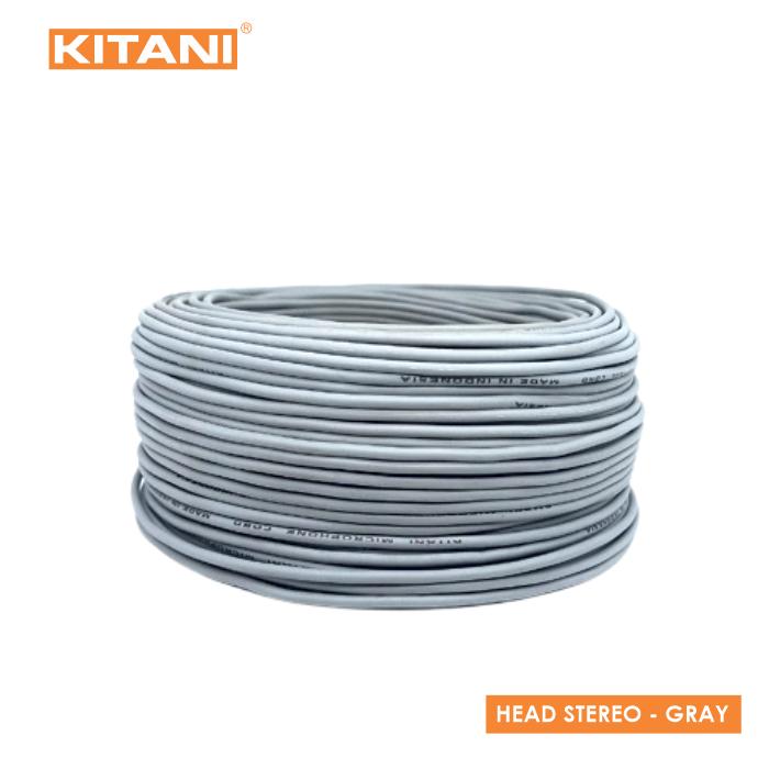 KITANI – Head Stereo Grey – 80 Meter –  Kabel Audio