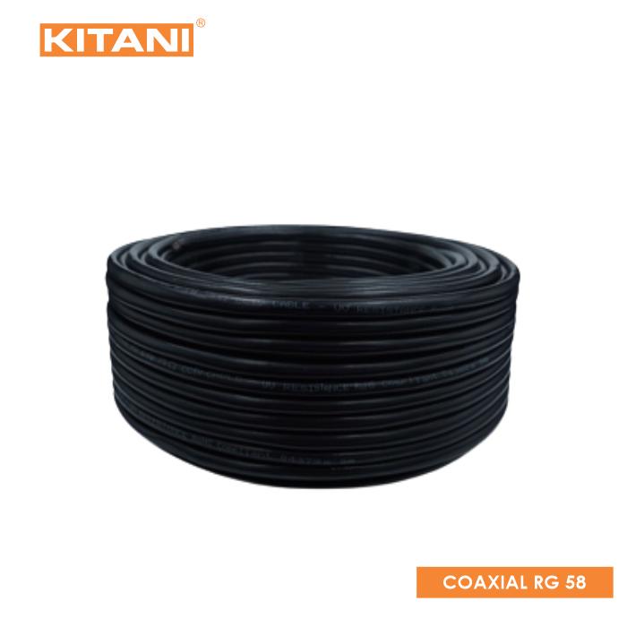 KITANI – Coaxial RG 58 –  Kabel Antena TV , CCTV – 270 Meter