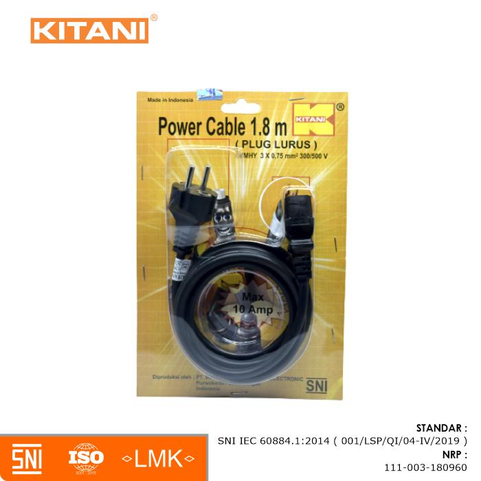 KITANI – Power Cable 3×0.75 mm² –  Kabel Power