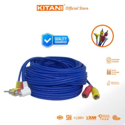KITANI - Jack RCA 2Way 3-2 -  Kabel Audio Video