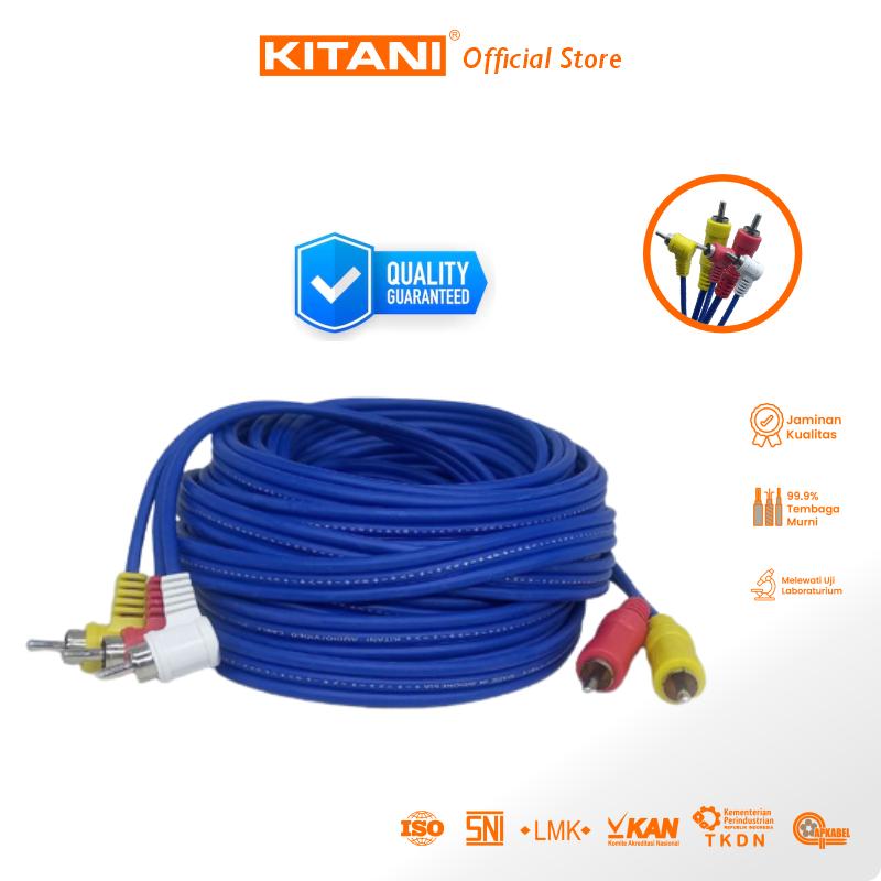 KITANI – Jack RCA 2Way 3-2 –  Kabel Audio Video