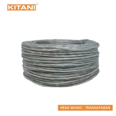 KITANI - Head Mono Transparan - 80 Meter -  Kabel Audio Video
