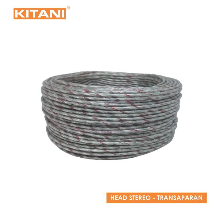 KITANI – Head Stereo Transparan – 80 Meter –  Kabel Audio Video