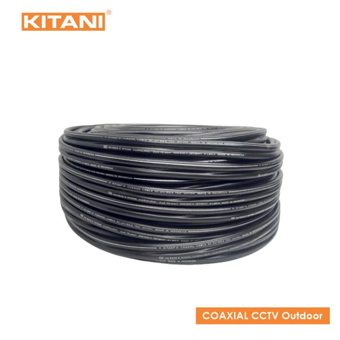 KITANI – Coaxial 5C+Power [CCTV] –  Kabel Antena TV , CCTV – 225 Meter